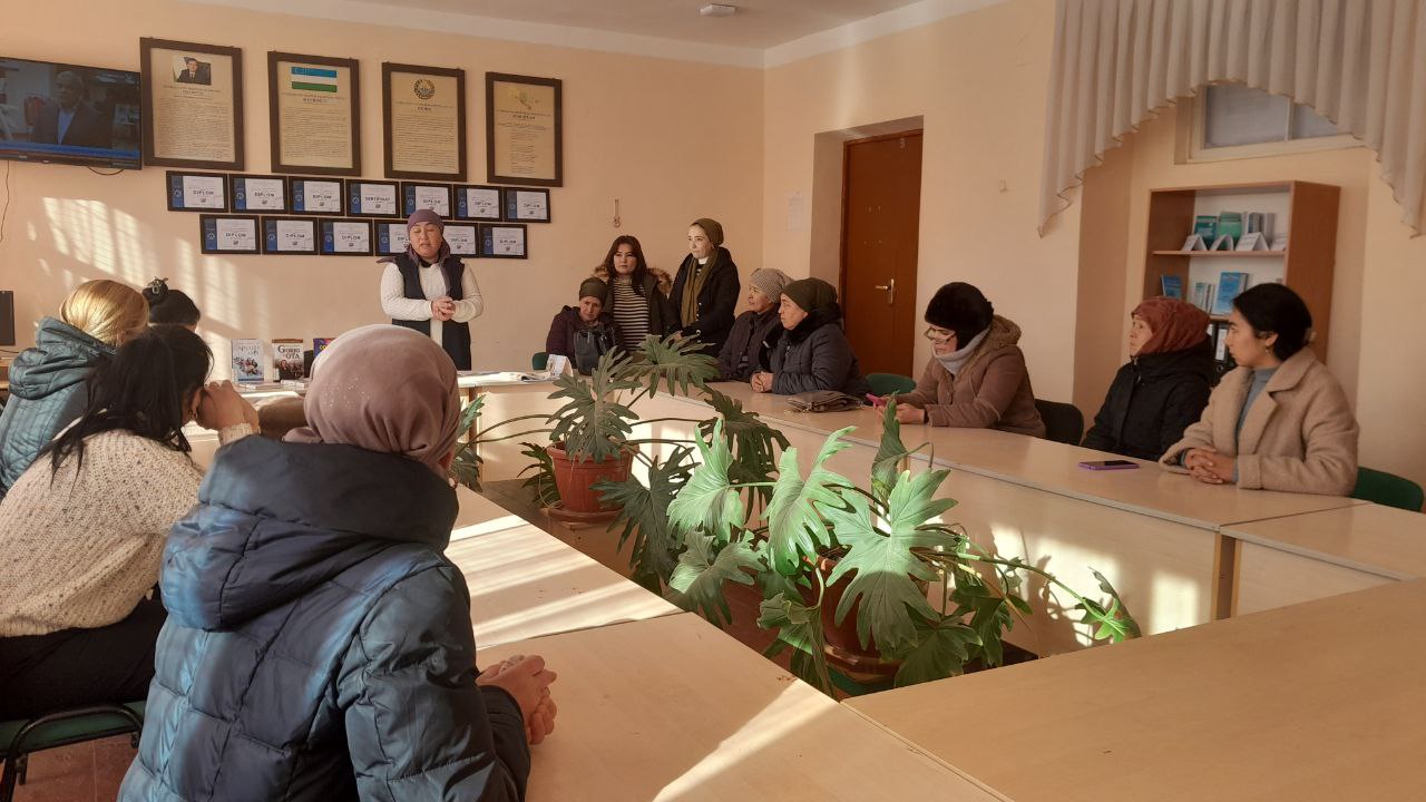 "Kitobxon onalar" tadbiri tashkil qilindi.